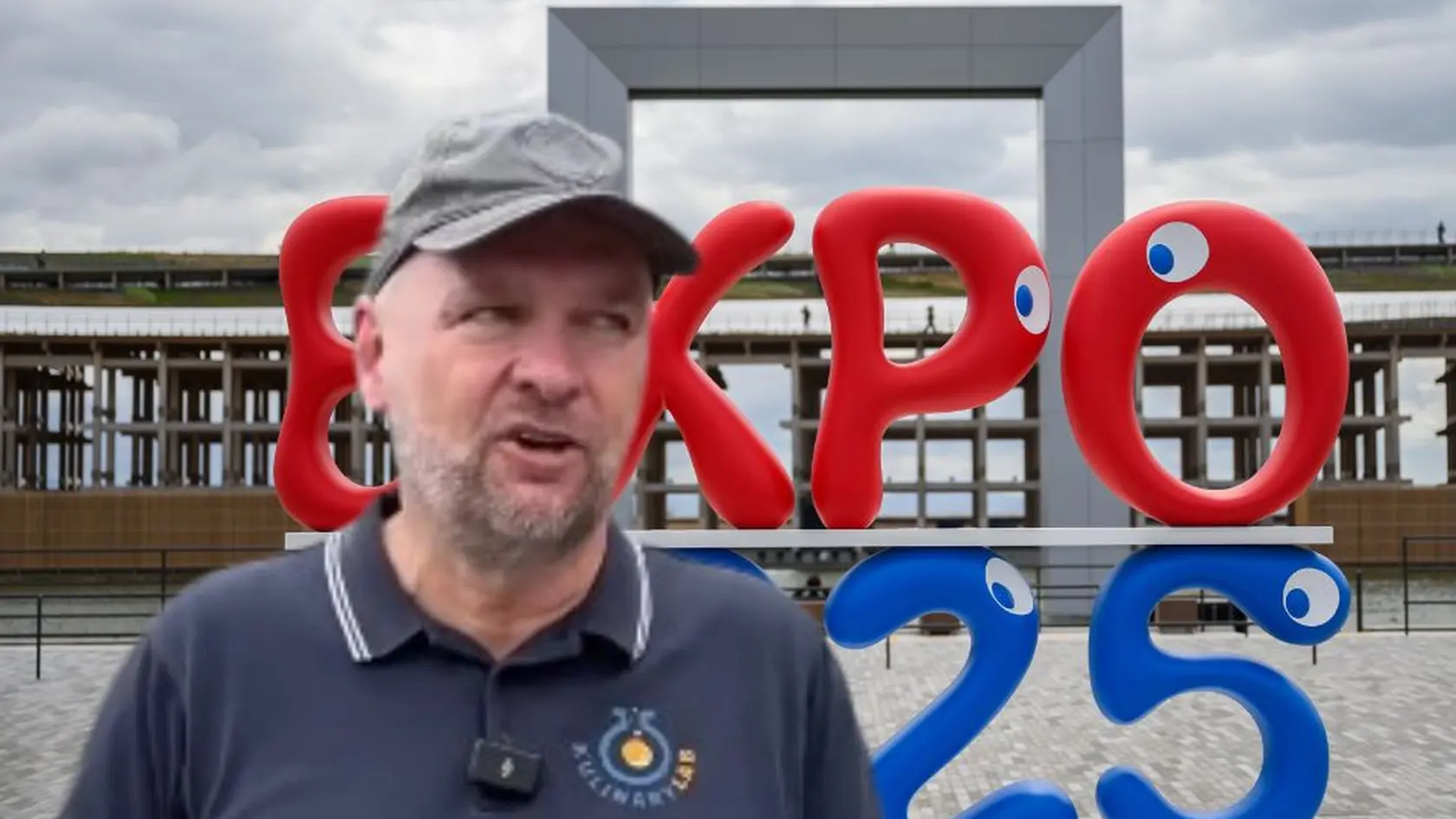 Na ilustračnej fotokoláži Richad Sulík počas návštevy výstavy EXPO 2025 v japonskej Osake.