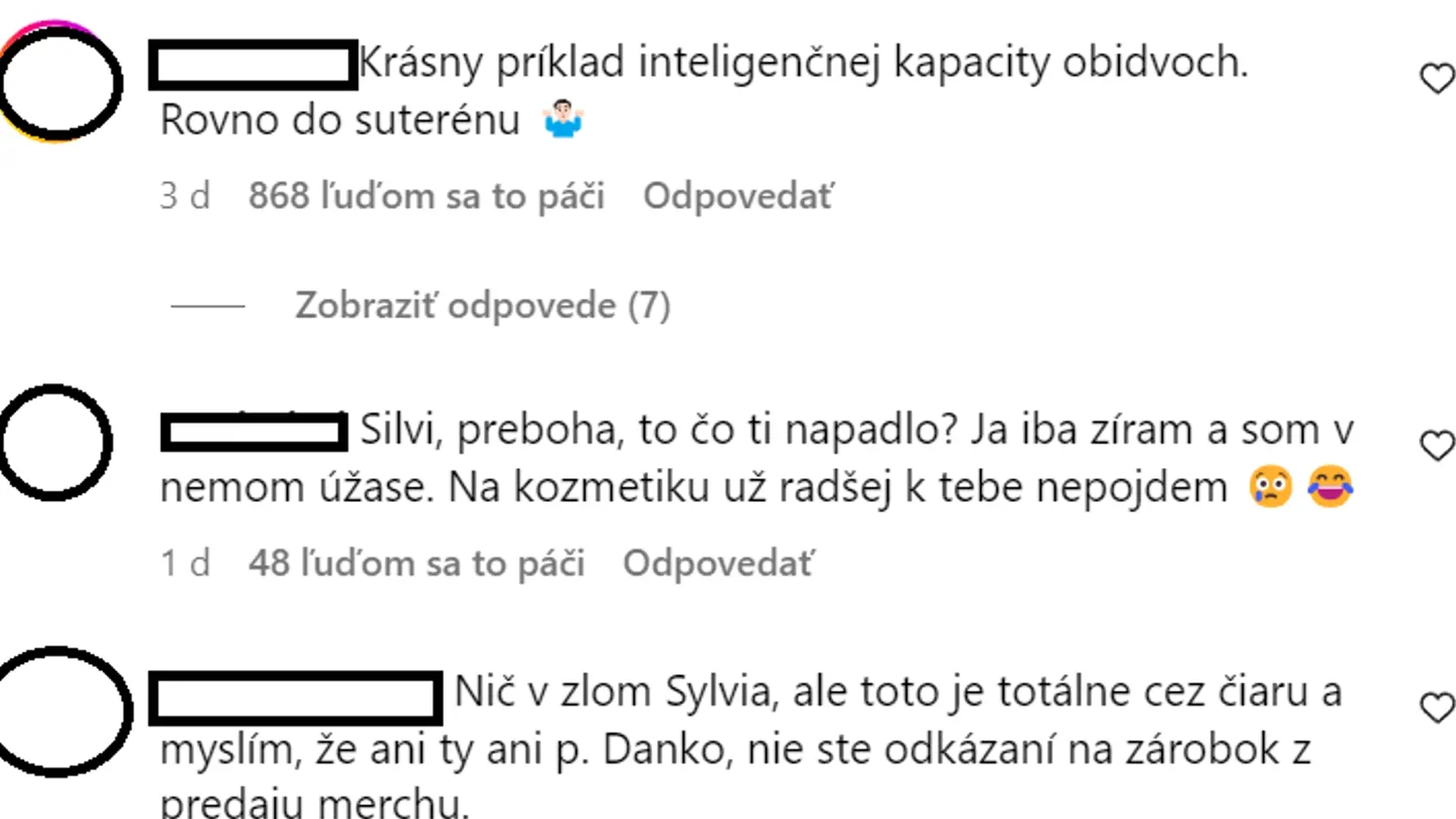 Hanlivé komentáre od nahnevaných fanúšikov.