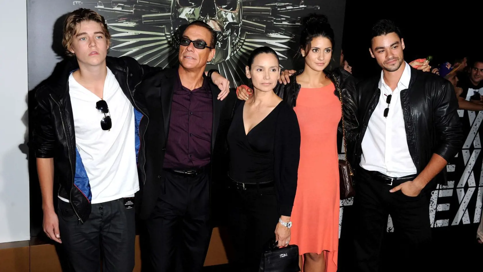 Jean-Claude Van Damme s rodinou