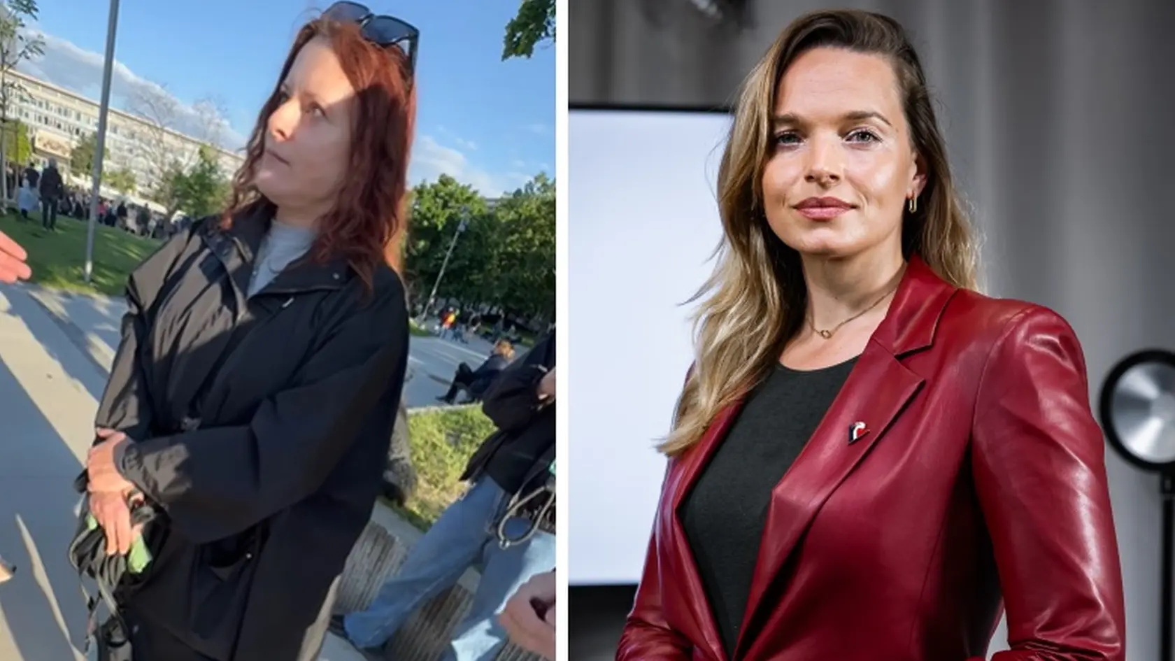 Romana Tabaková zažila na námestí dramatickú výmenu názorov.