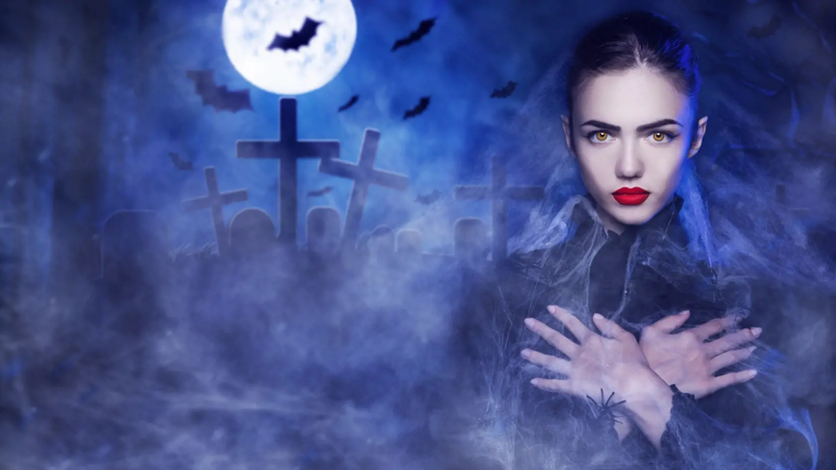 Fantasy,Halloween,Vampire,Woman,Portrait.,Beauty,Sexy,Vampire,In,A