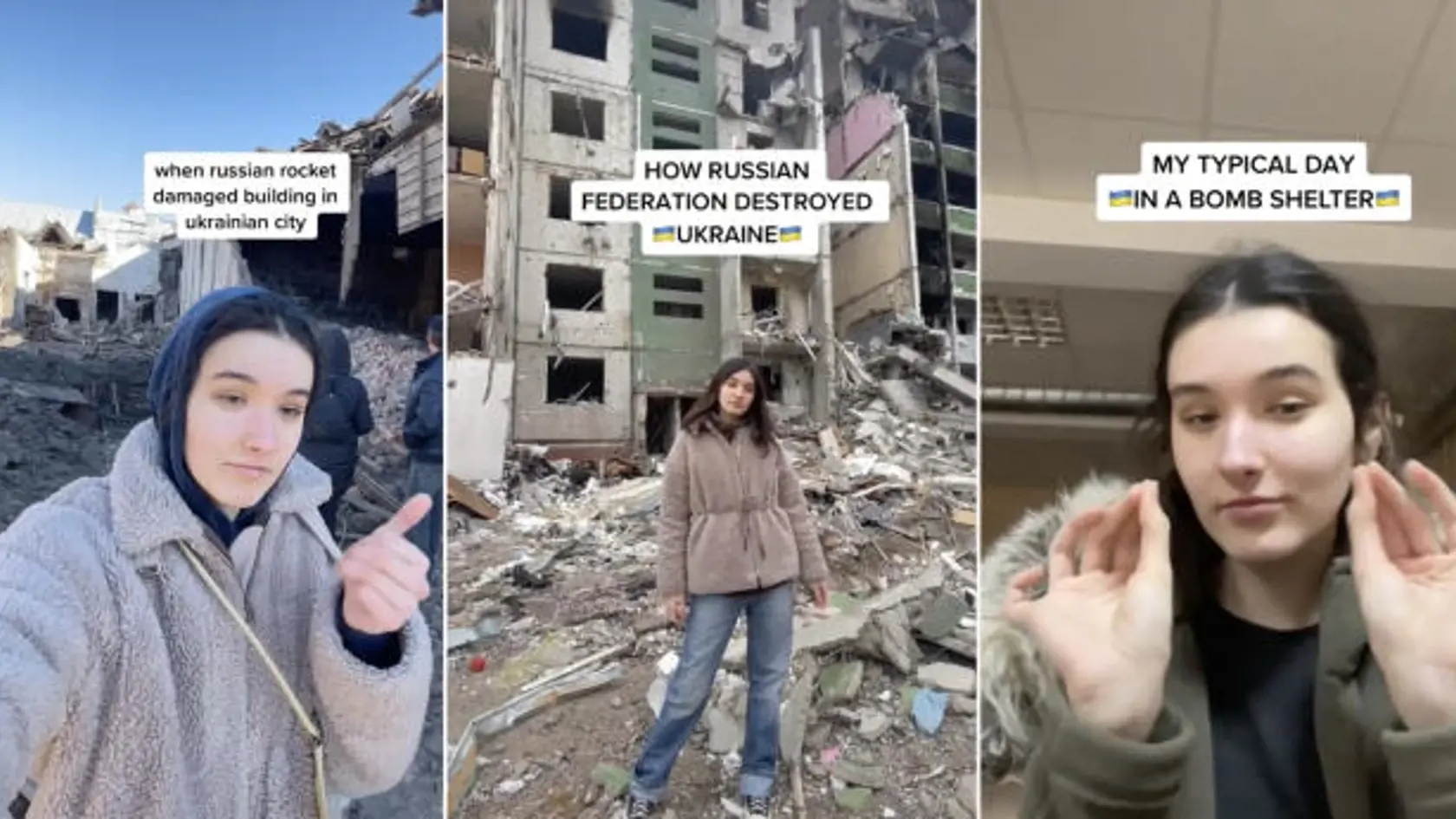 Vo videu, ktoré ju preslávilo, Valeria tancuje na pieseň „Che La Luna“ s titulkom: „Môj typický deň v protileteckom kryte“. Namiesto fénu na vlasy používa teplovzdušnú pištoľ, hrá sa so svojim psom a jej mama varí na platničke v podmienkach, aké si v modernom svete len ťažko predstaviť. V inom videu zas Valeria stojí pred hromadou trosiek. Titulok hovorí: "Dnes Putin zničil jednu zo starých budov v mojom meste. Bolo to kino, ktoré prežilo druhú svetovú vojnu." Potom ukazuje veľké okná v blízkosti a sklo rozbité na zemi.