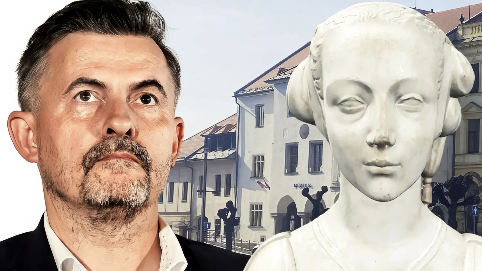 Lukáš Machala si vyzdvihol miliónovú bustu od Donatella a odviezol ju nevedno kam.