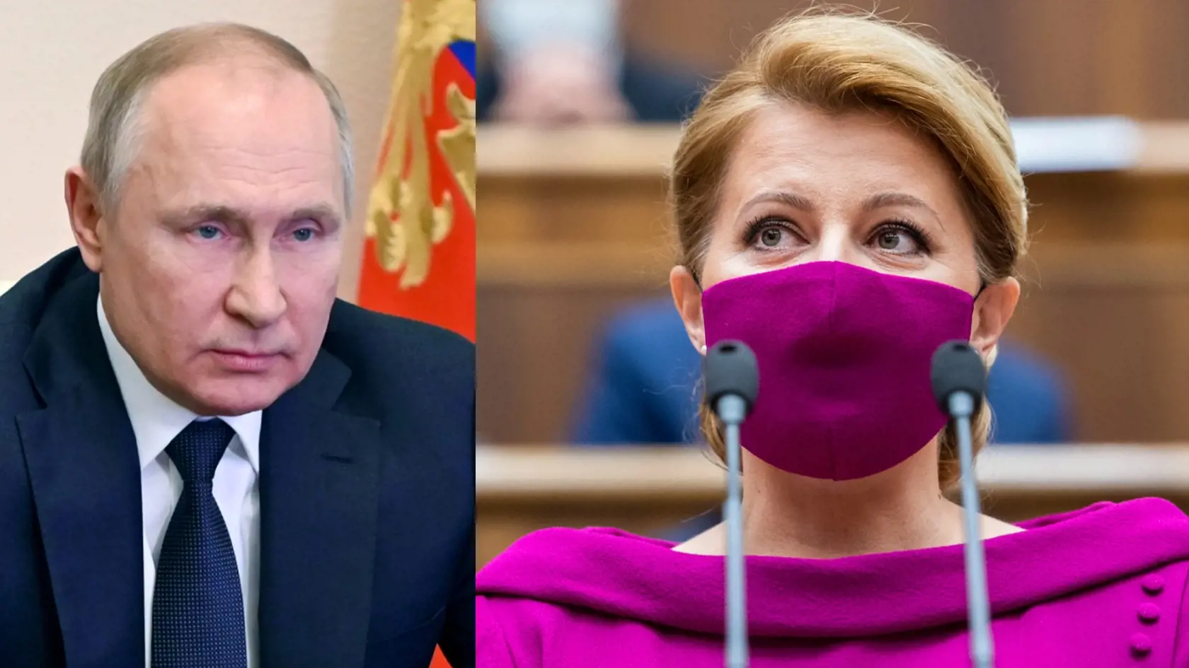 Zuzana Čaputová, Vladimír Putin