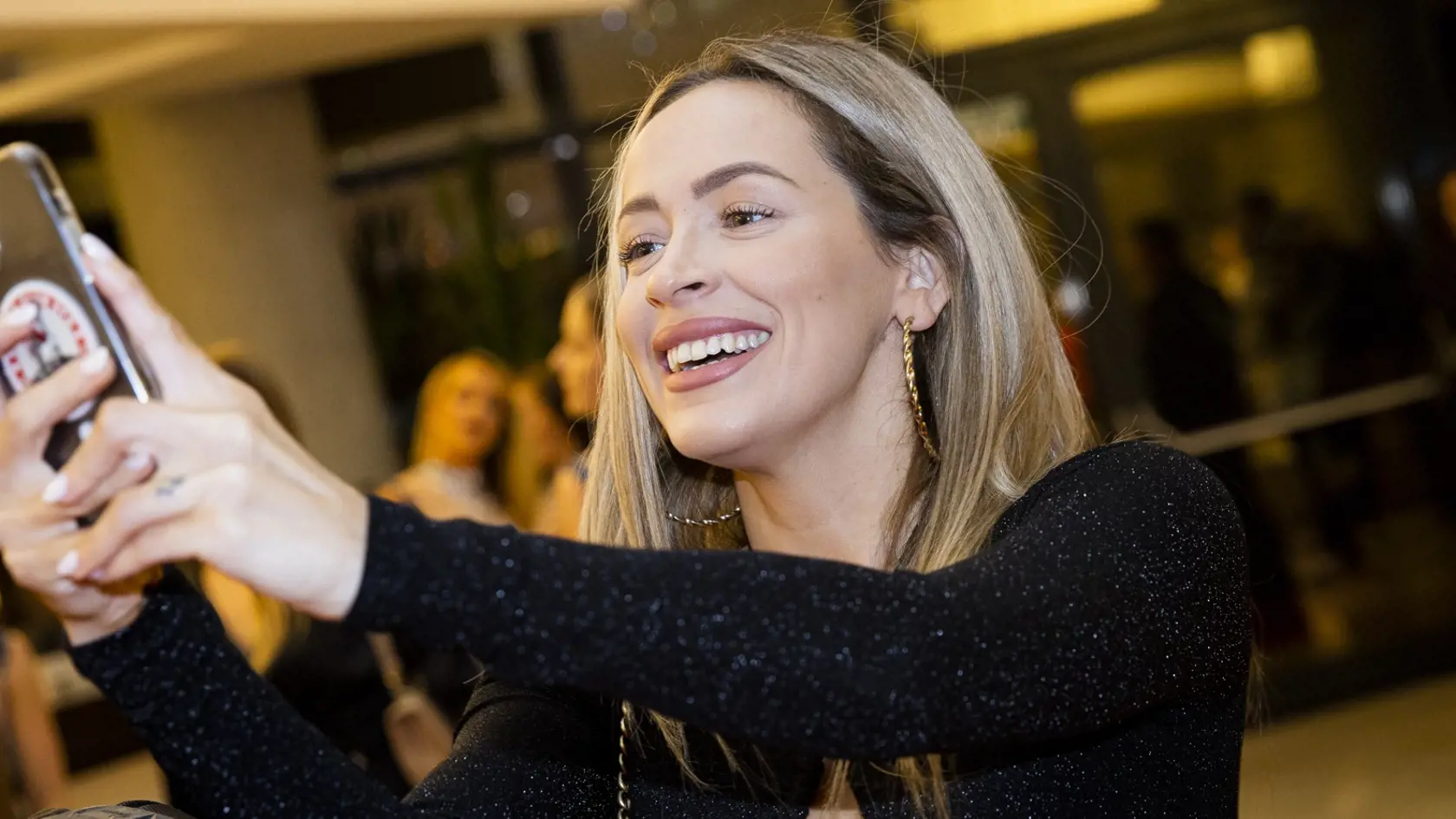 Na snímke Dominika Mirgová počas párty pri príležitosti 20. výročia založenia pánskeho mesačníka BREJK.
