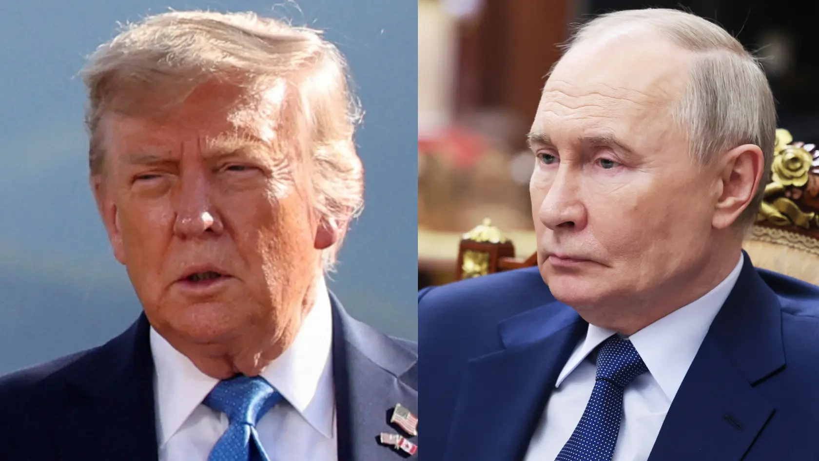 Donald Trump a Vladimir Putin.
