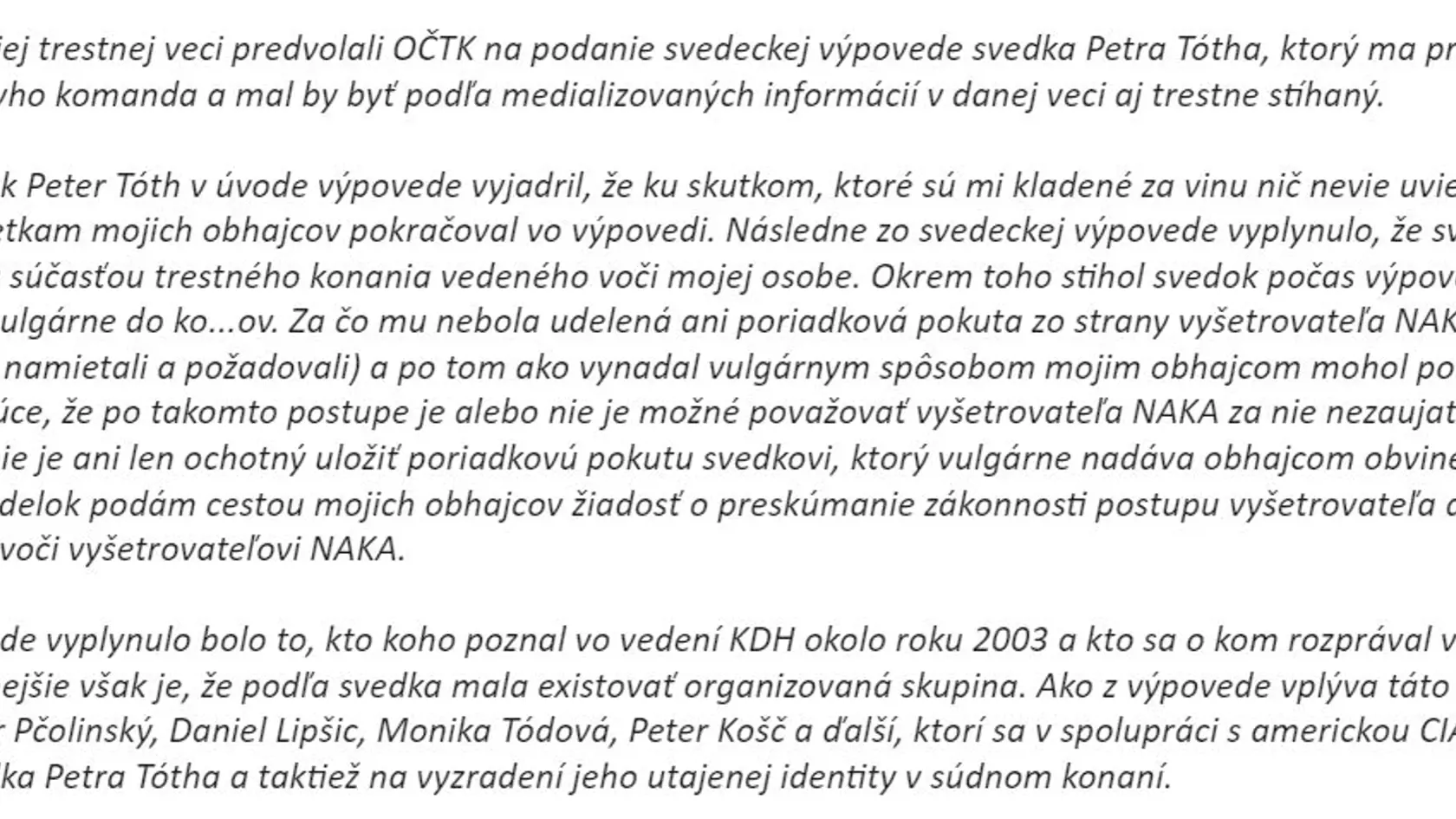 Tlačová správa_Vladimír Pčolinský (1. časť).