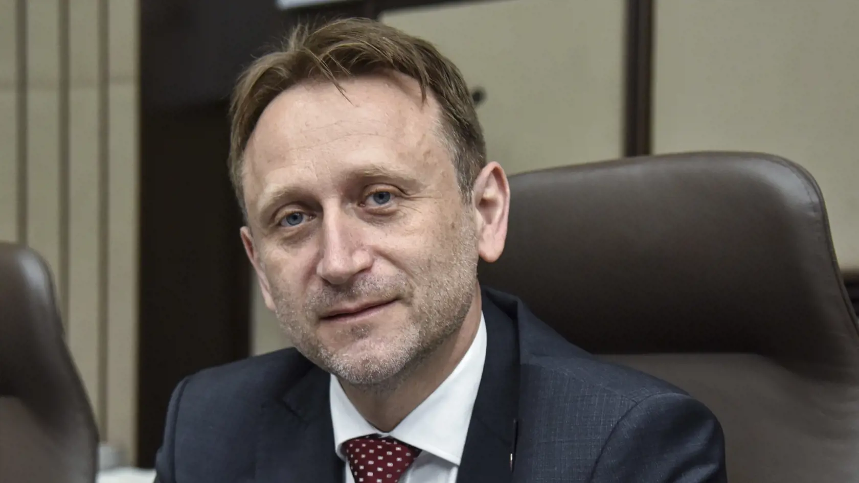 Na snímke minister pôdohospodárstva a rozvoja vidieka (MPRV) SR Samuel Vlčan (nominant OĽANO) počas 15. rokovania vlády SR 9. júna 2021 v Bratislave. FOTO TASR - Pavol Zachar