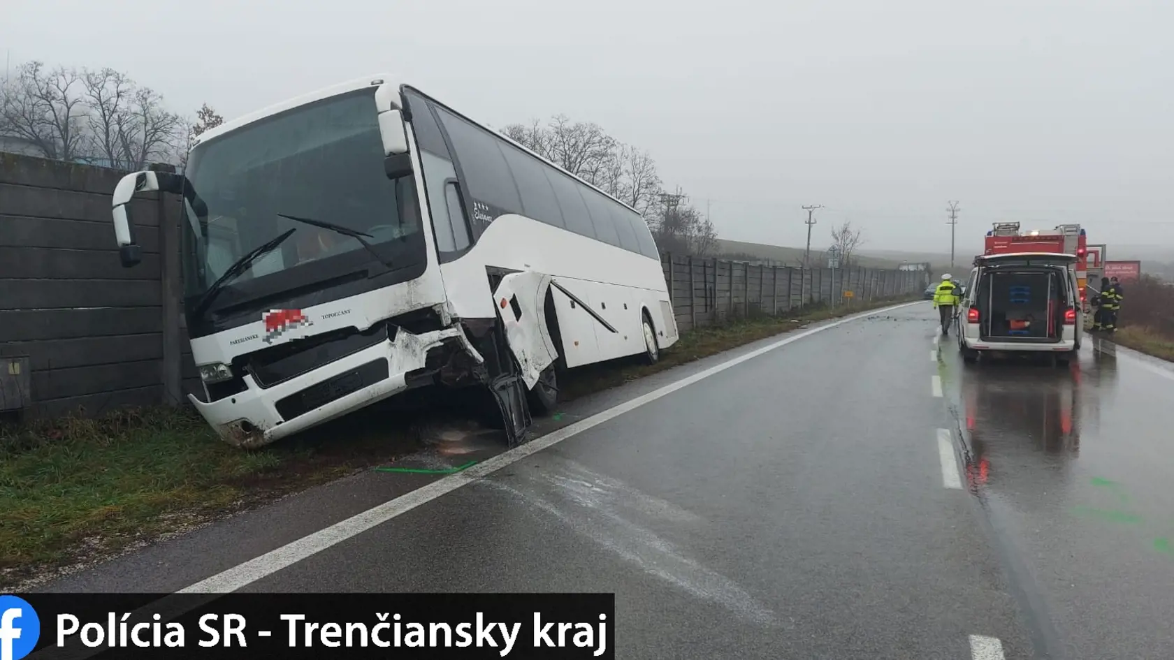Nehoda pri Partizánskom.