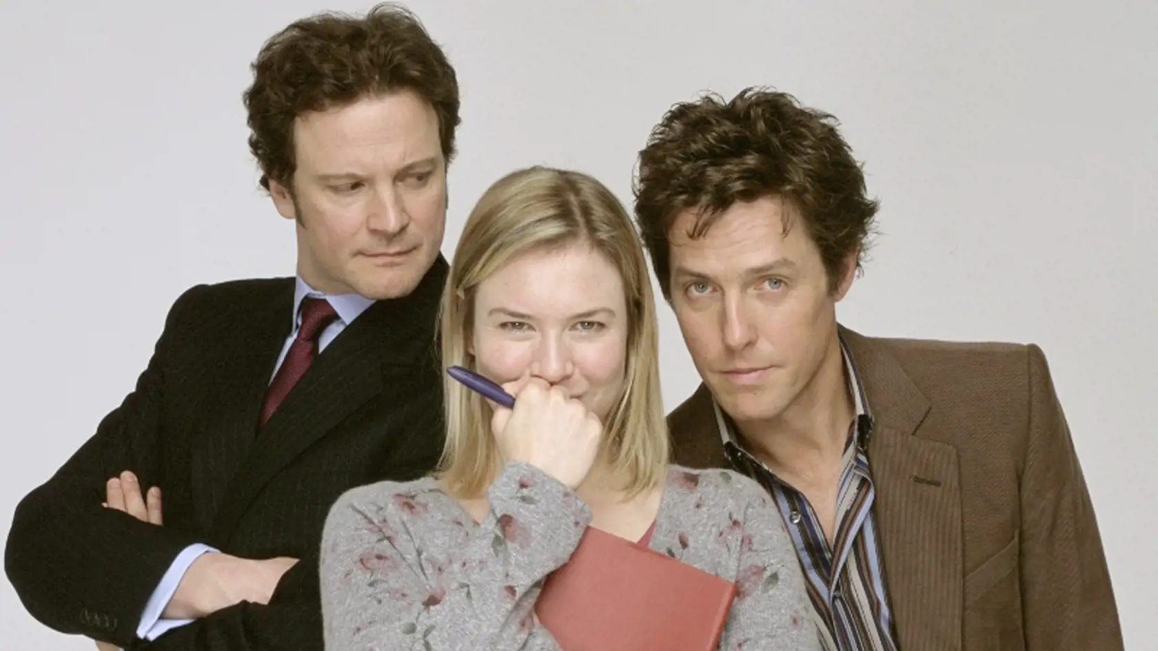 V Denníku Bridget Jones hviezdil spolu s Renée Zellweger a Colinom Firthom (vľavo) aj Hugh Grant.