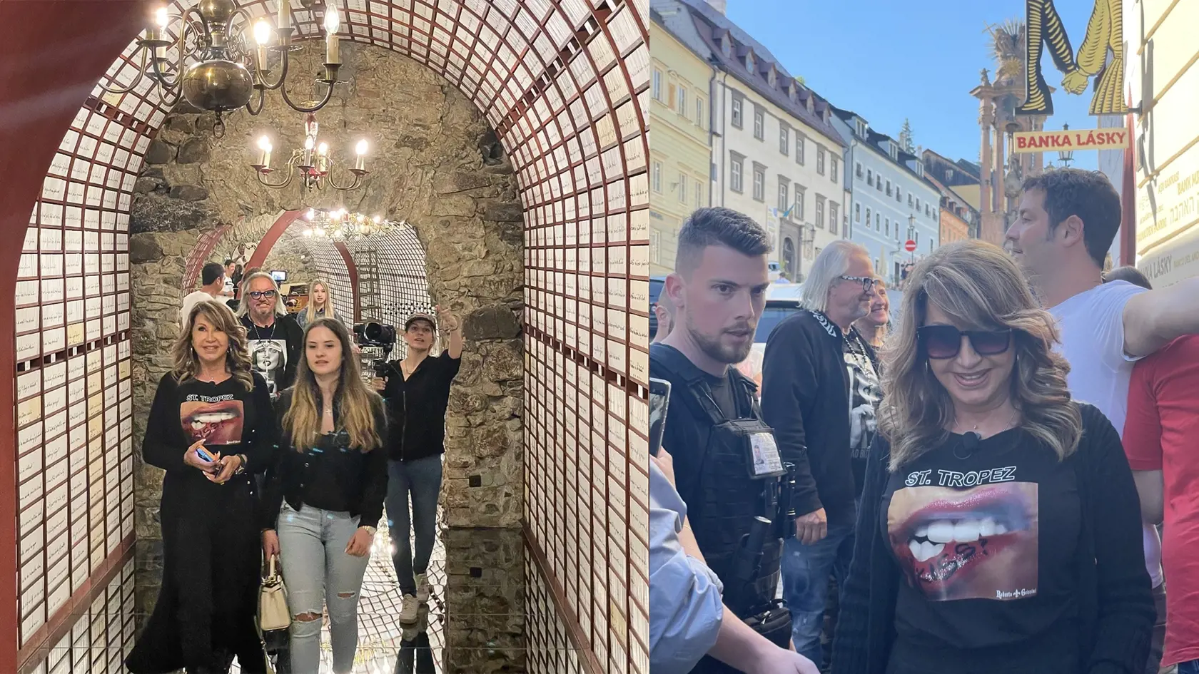 Geissovci v Banskej Štiavnici navštívili aj Banku lásky. Dievčatá outfit nevymenili niekoľko dní. Carmen nahodila aspoň iné tričko.