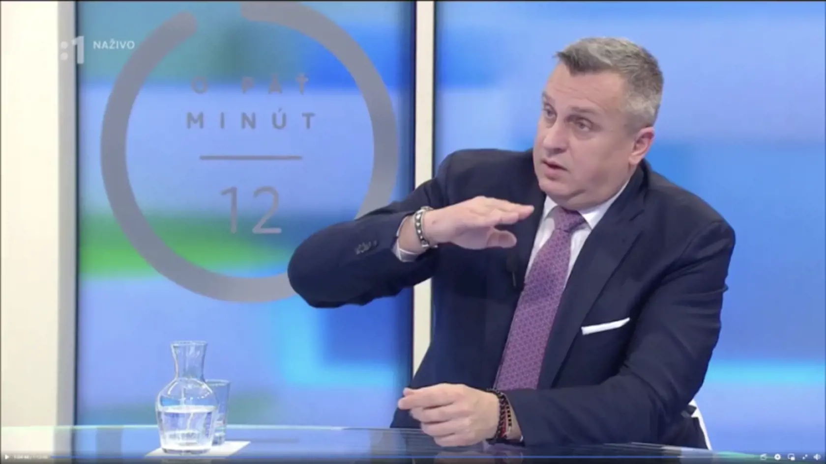 Andrej Danko v nedeľnej relácii RTVS.