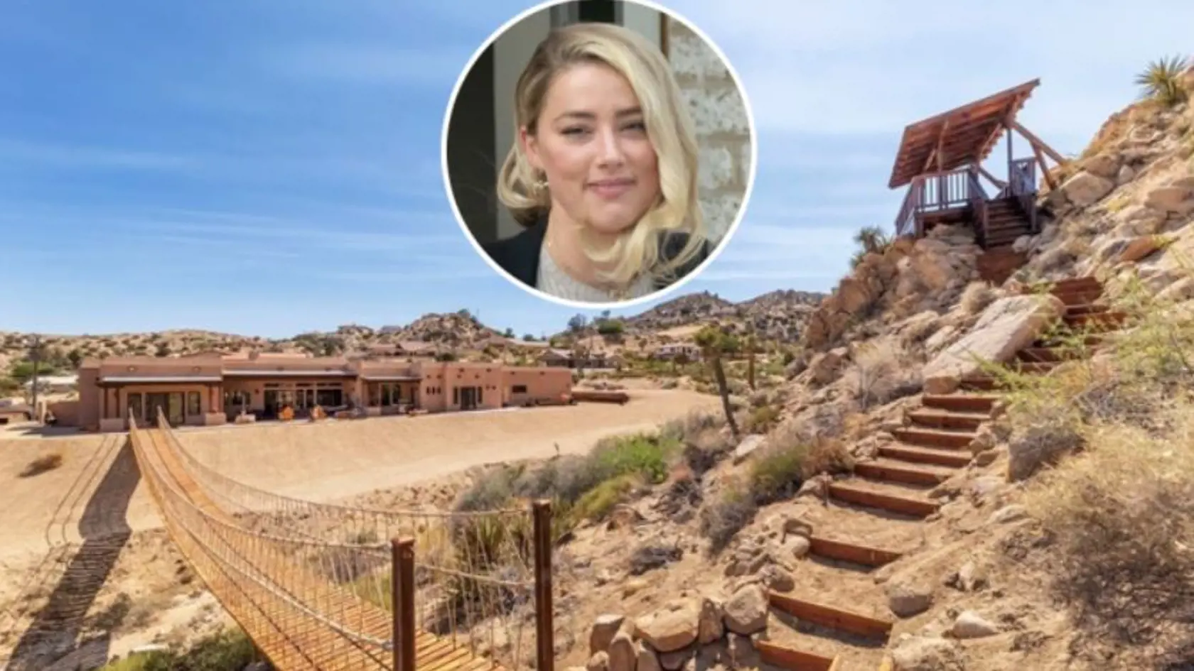 Súčasné bývanie herečky Amber Heard sa nachádza v púšti.