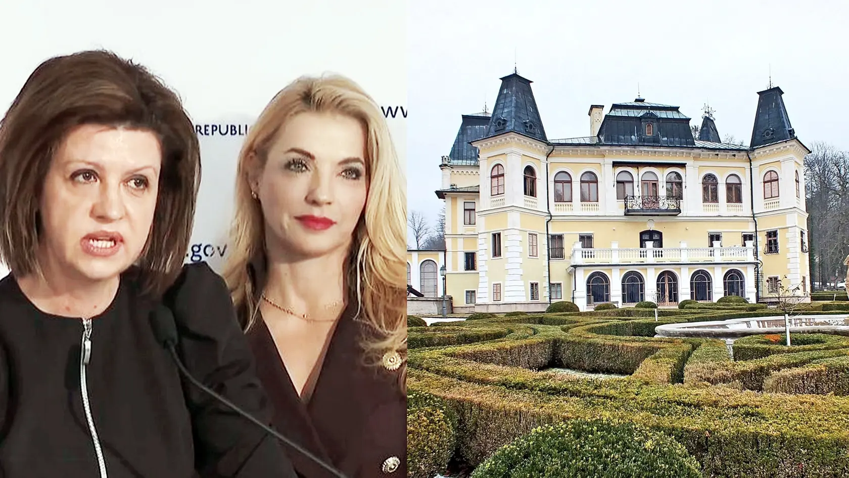 Zastupujúca riaditeľka Múzea Betliar Andrea a ministerka Martina Šimkovičová hovorili o „odkrytí chobotnice podvodov“ pri Múzeu Betliar.
