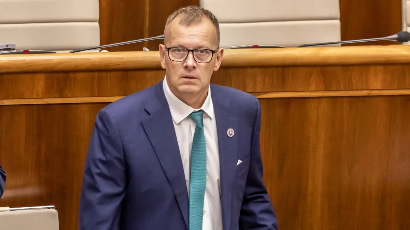 Na snímke predseda parlamentu Boris Kollár počas 78. schôdze parlamentu.