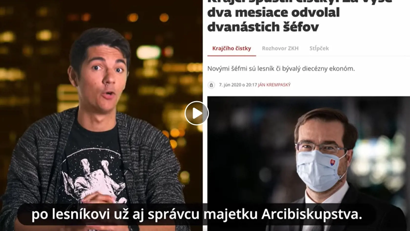 MATOVIČ JE JEHO INŠPIRÁCIA Erik Kaliňák hovorí, že ho na vznik relácií inšpirovala nová vláda, vraj jej chce nastaviť zrkadlo.