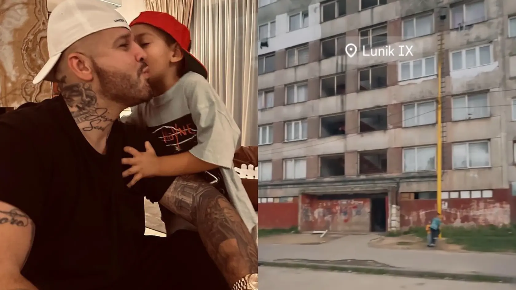 Patrik Vrbovský zobral syna na Luník IX