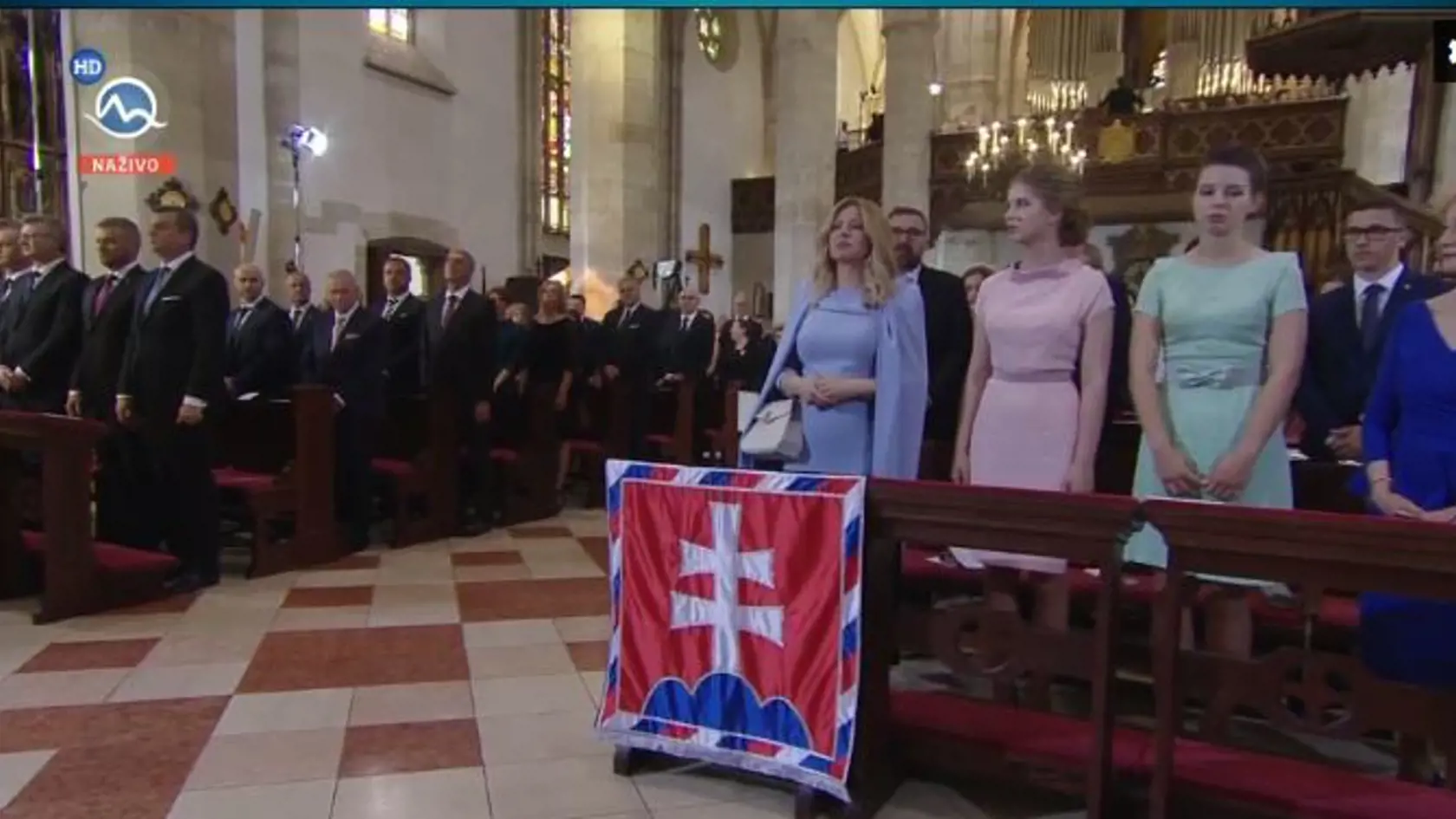 Bohoslužba v katedrále sv. Martina.