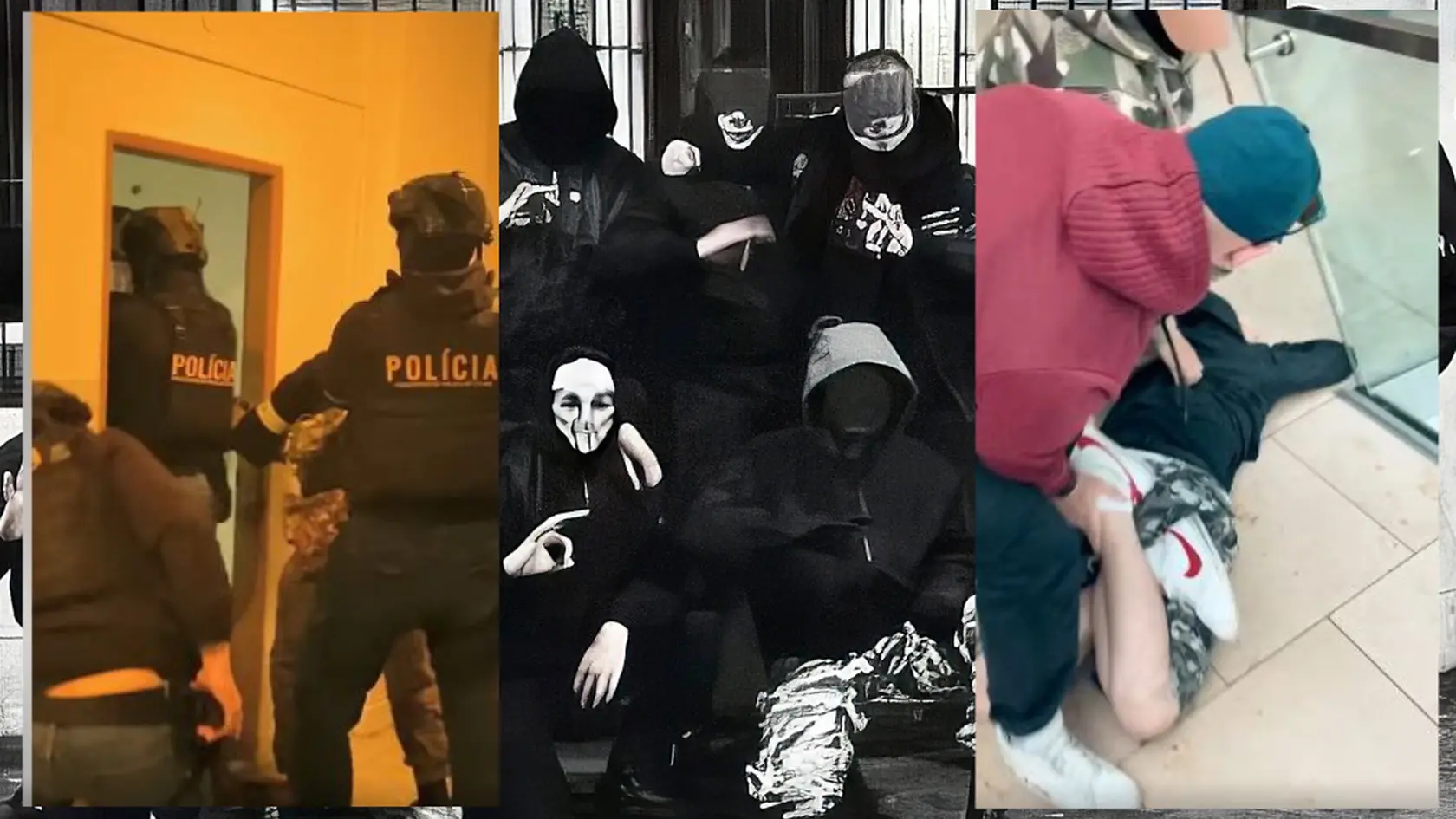 Polícia zverejnila video zo zadržania extrémistov.