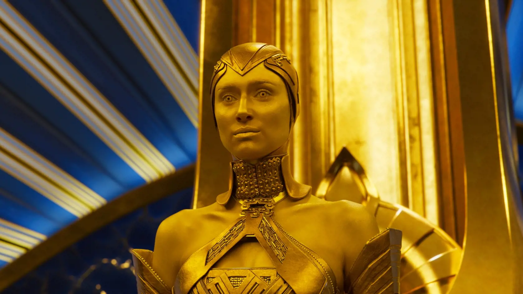 Elizabeth Debicki vo filme Strážcovia Galaxie 2.