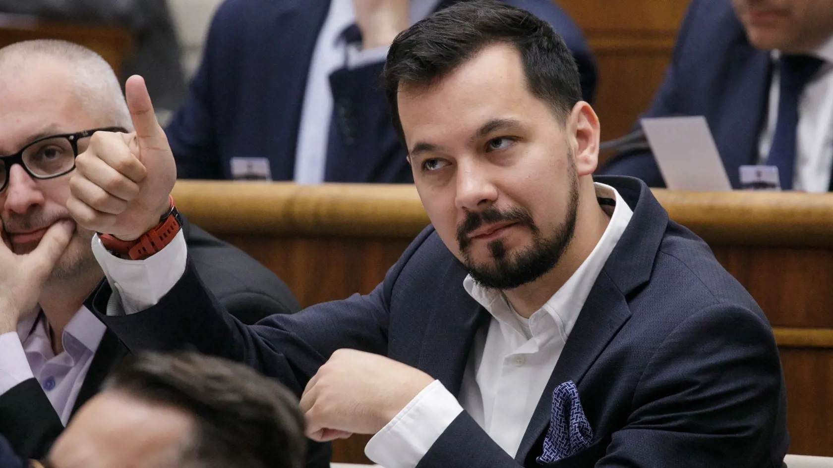 Nezaradený poslanec a člen Demokratov Juraj Šeliga.
