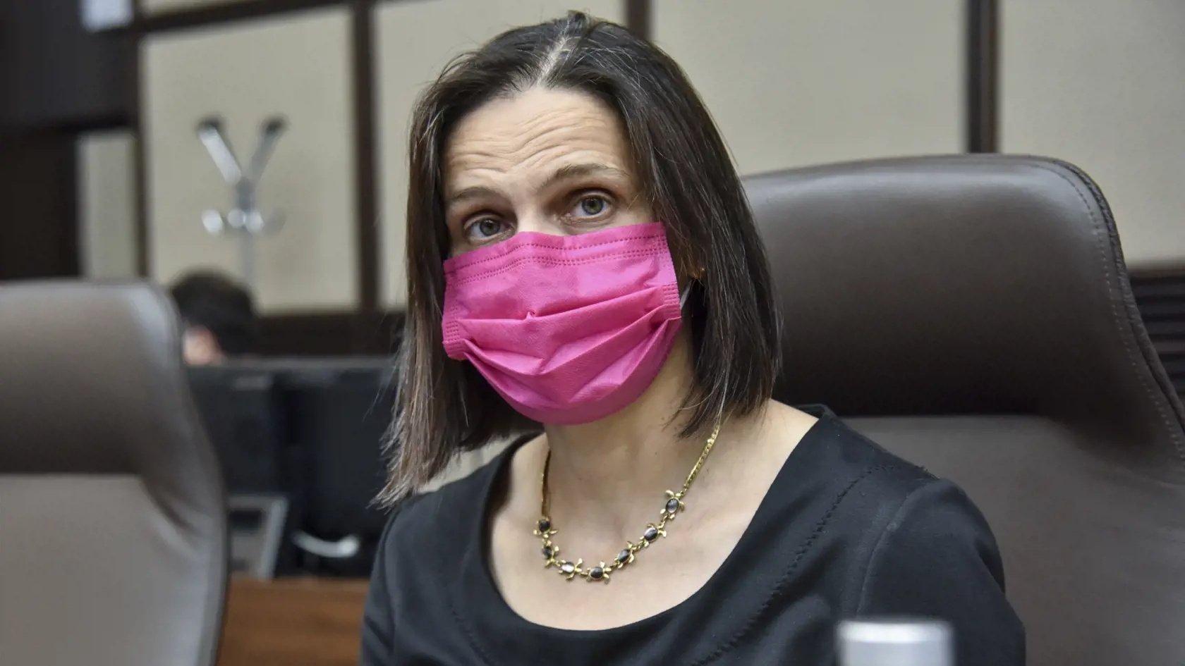 Na snímke je ministerka spravodlivosti SR Mária Kolíková (Za ľudí) počas 13. rokovania vlády SR.