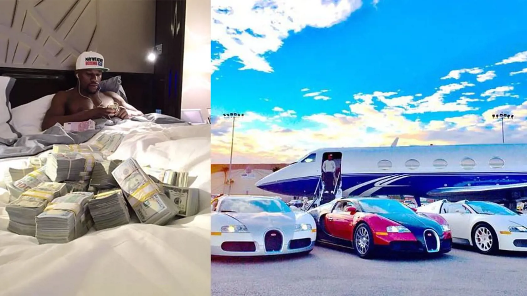 Mayweather je doslova zavalený luxusom a nemôže sa ho nabažiť.