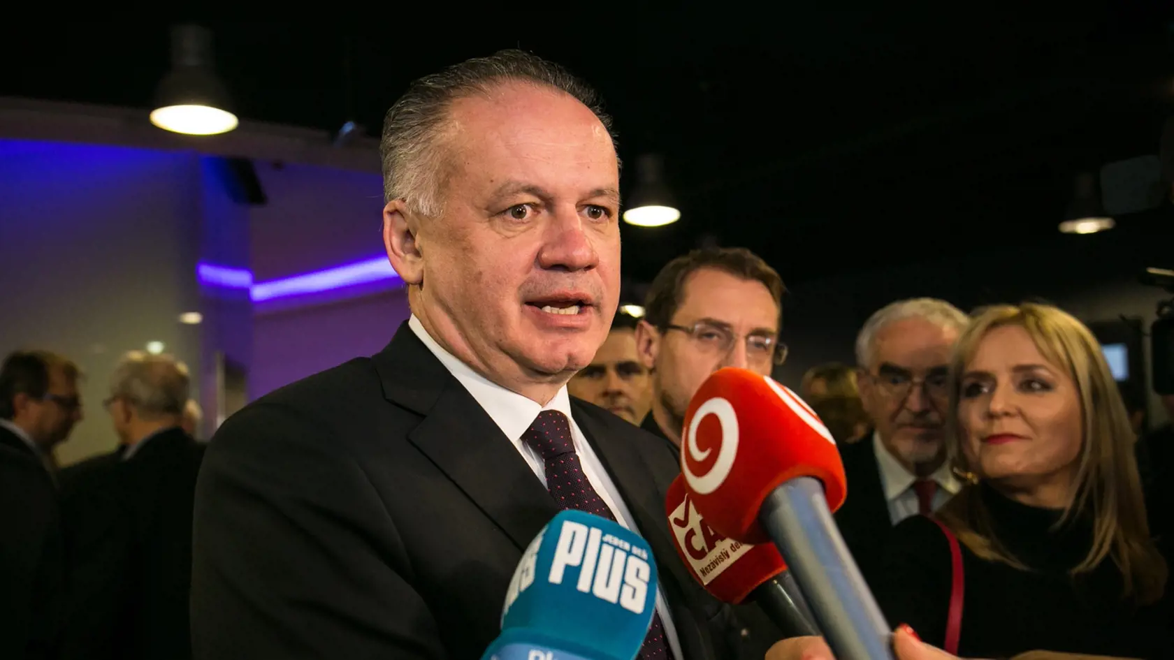 Prezident Andrej Kiska na premiére filmu Masaryk.