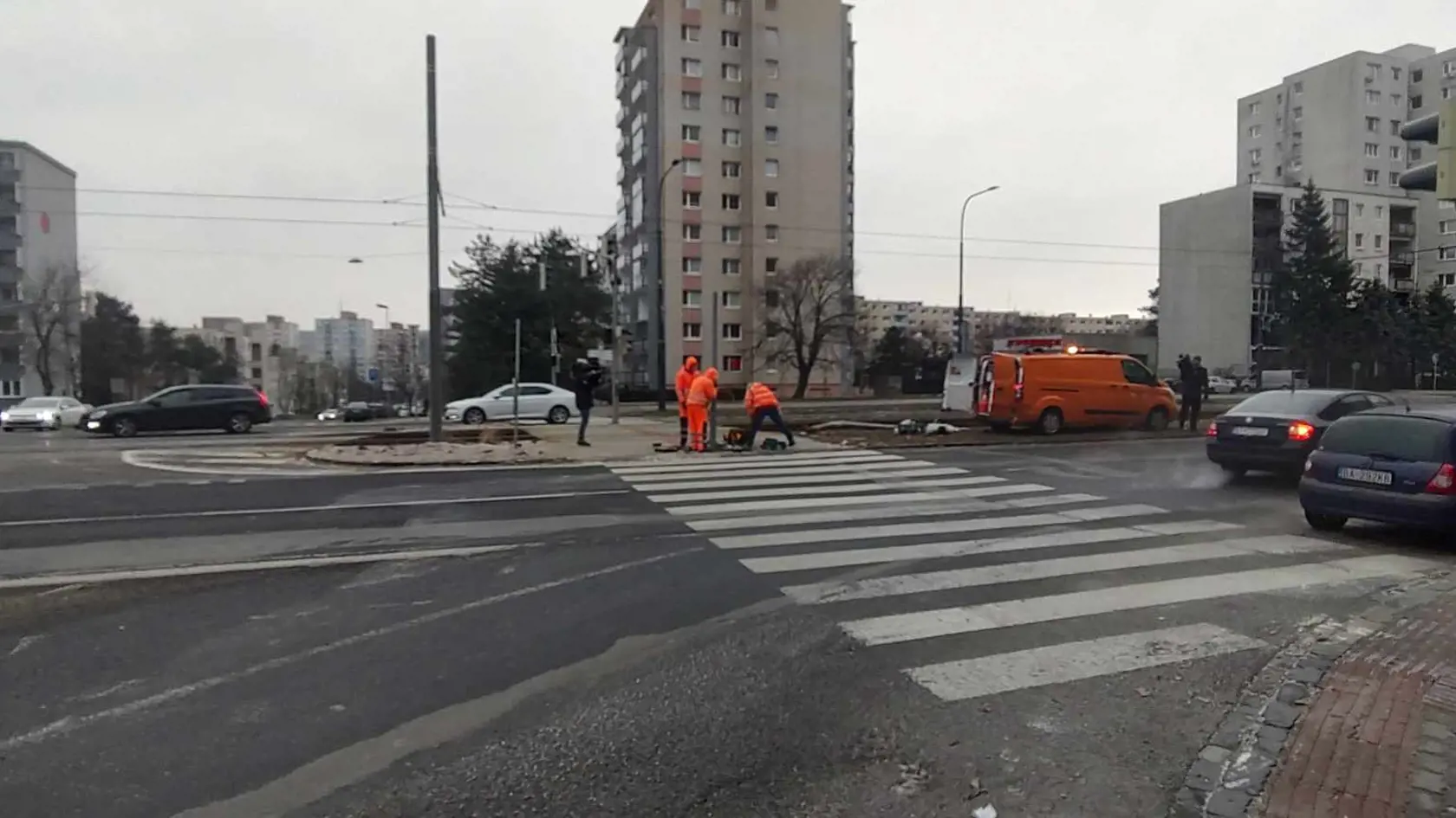 Miesto incidentu v Dúbravke.
