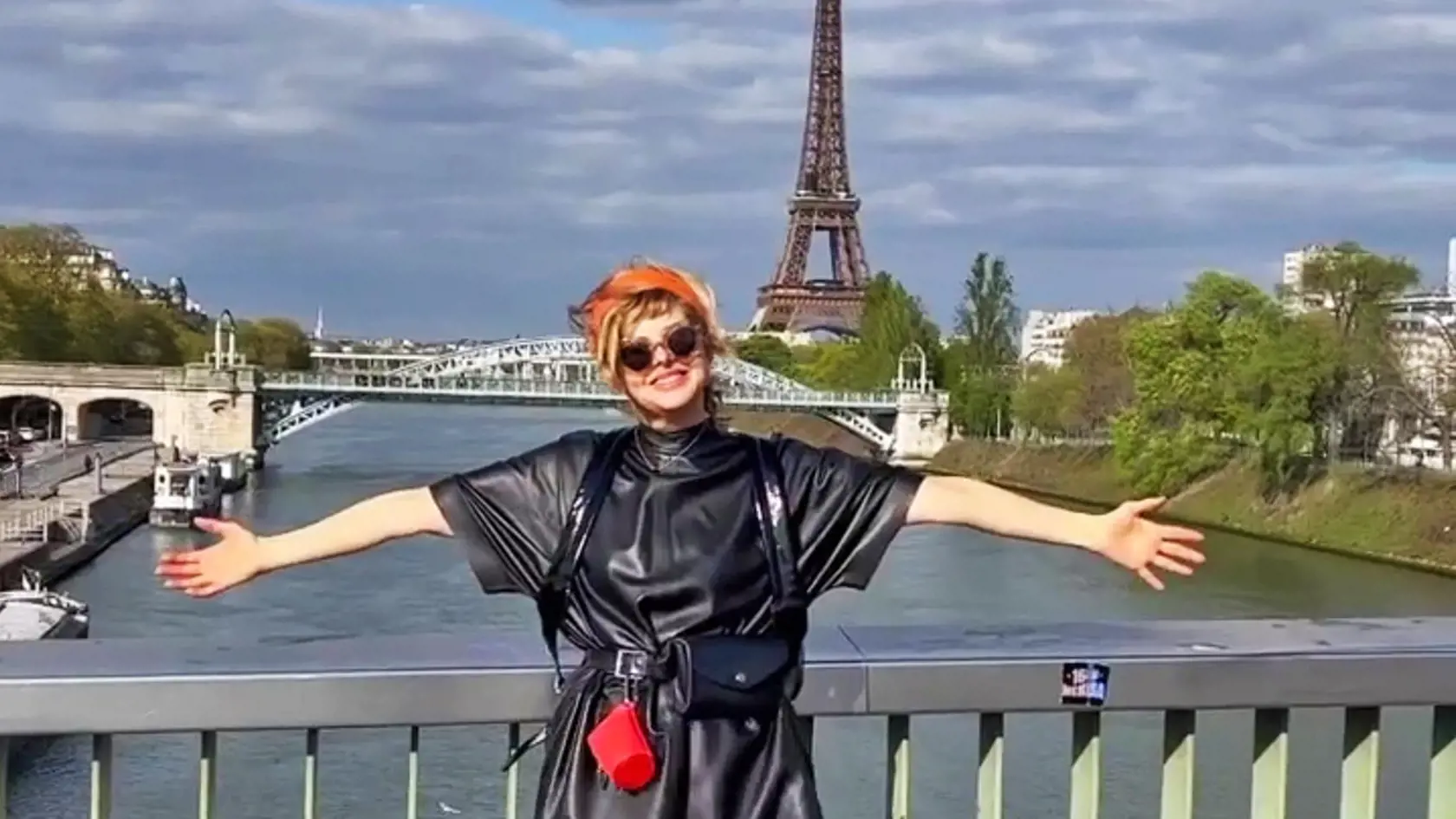 Soňa Müllerová v Paríži. 
