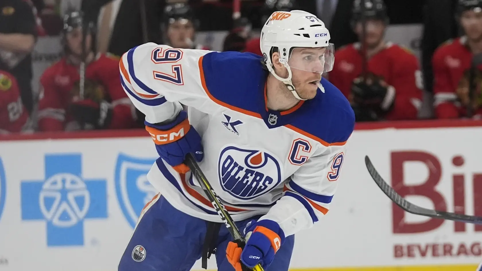 Hviezdny kanadský hokejista Connor McDavid.