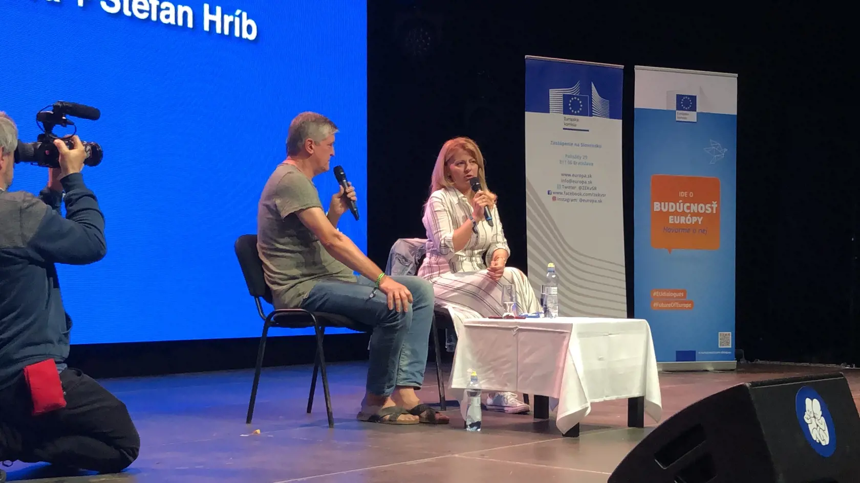 Prezidentka Zuzana Čaputová na festivale Pohoda.