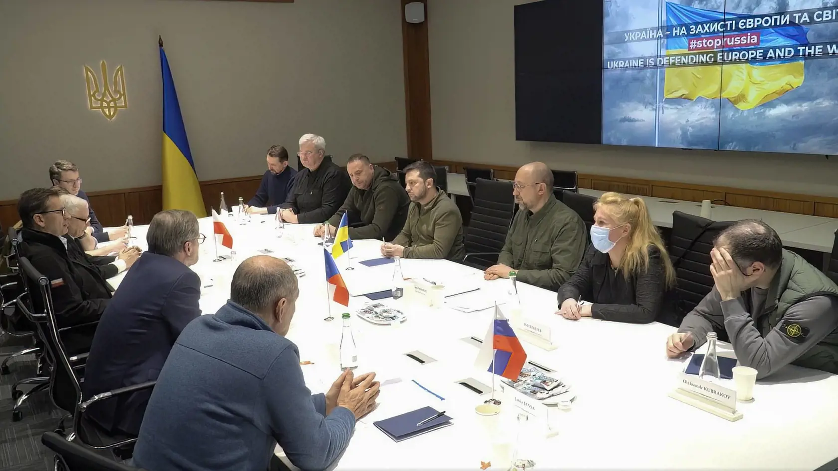 Zelenskyj prijal v Kyjeve premiérov Česka, Poľska a Slovinska