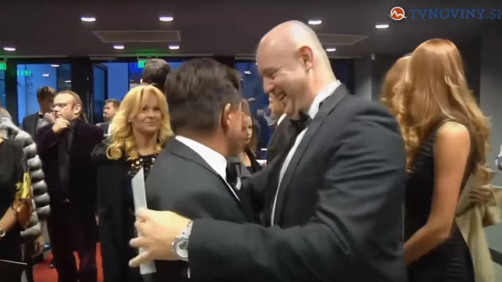 Marian Kocner Pavol Rusko objatie TV markiza 005
