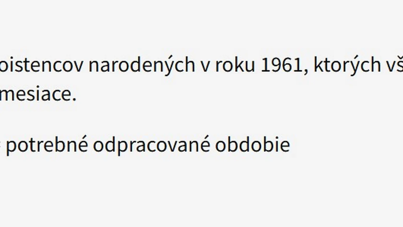 Ako sa počíta vek odchodu do predčasnej penzie.