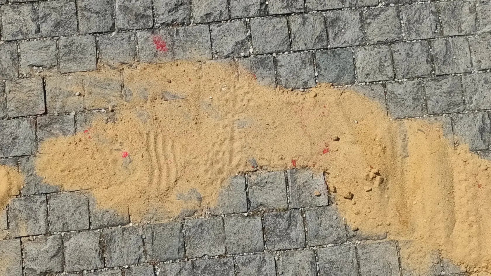 Pred koncertom Anny Netrebko niekto vylial pred budovou SND červenú farbu. Zamestnanci divadla to zasypali pieskom.