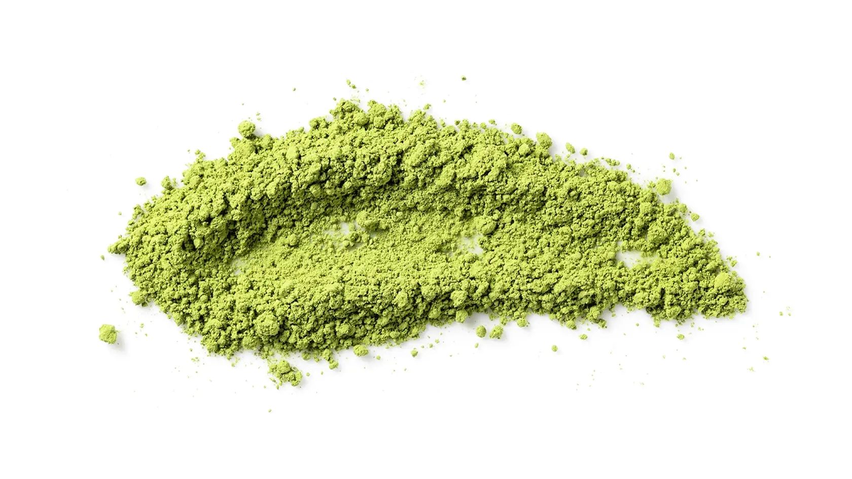 Matcha,Green,Tea,On,White,Background.,Matcha,Powder.,View,From