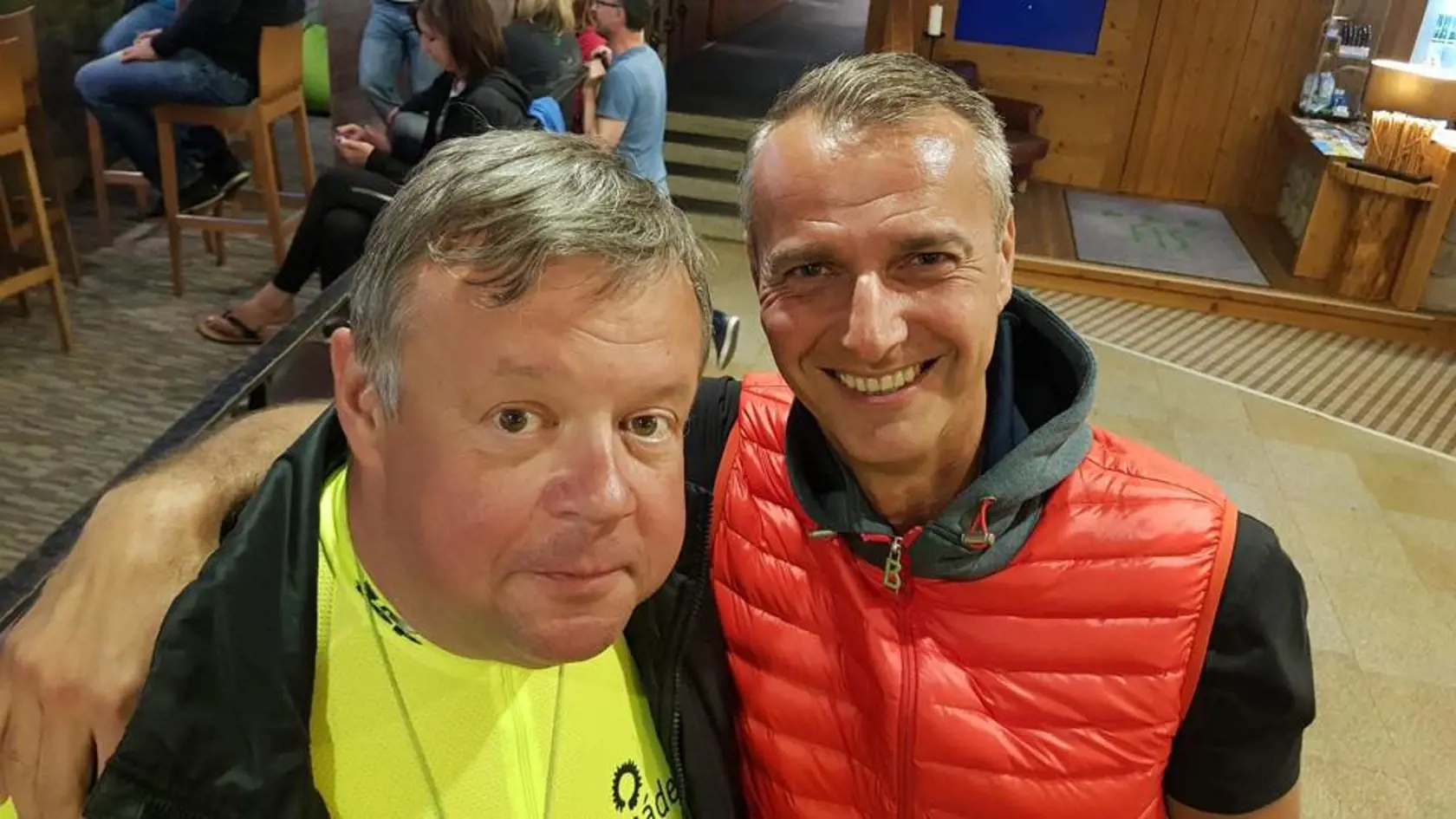 Richard Raši s hercom Ivanom "Tuli" Vojtekom.