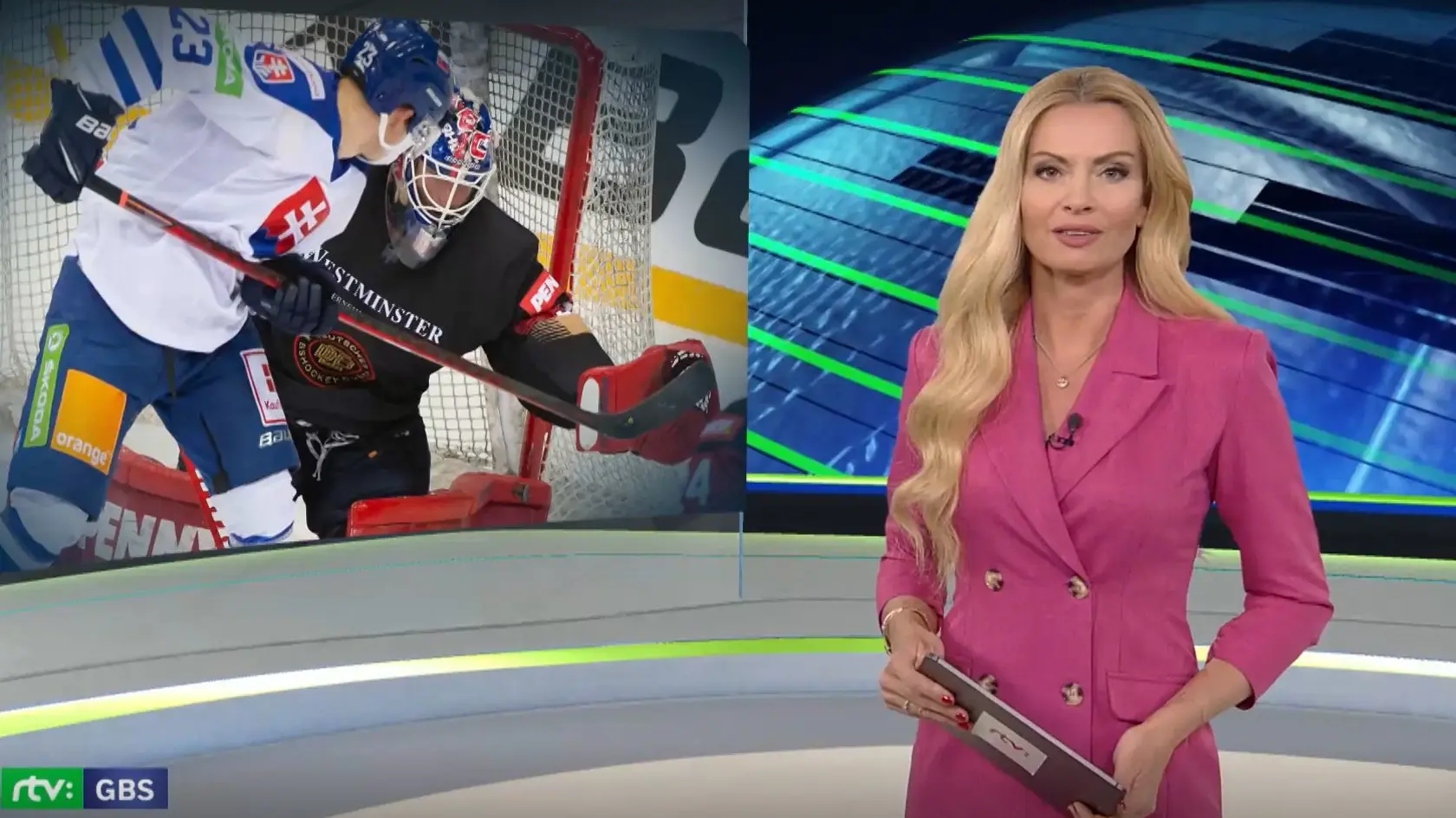 Marianna Ďurianová si znova dala predlžiť vlasy. Na snímke z vysielania 30. apríla 2022.