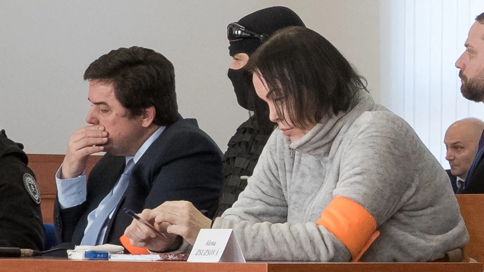 Pojednávanie na Špecializovanom trestnom súde v Pezinku vo veci vraždy investigatívneho novinára Jána Kuciaka a jeho snúbenice Martiny Kušnírovej. Na snímke je Marián Kočner a Alena Zsuzsová.