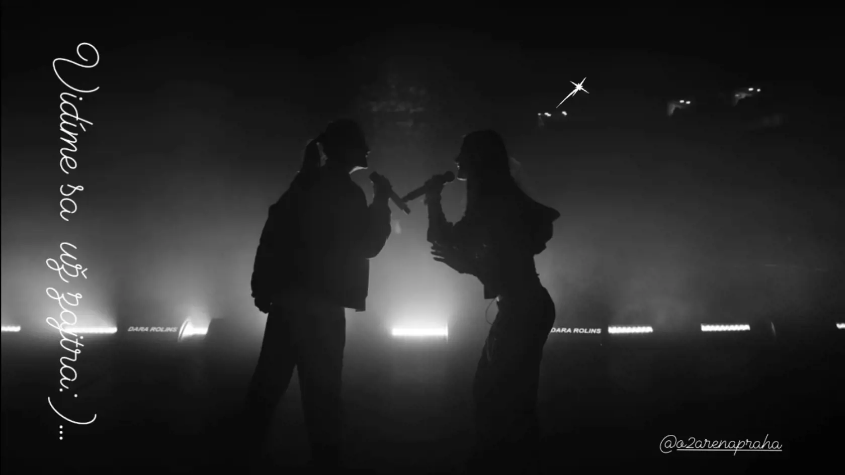 Príprava na koncert Dary Rolins v O2 Aréne v Prahe