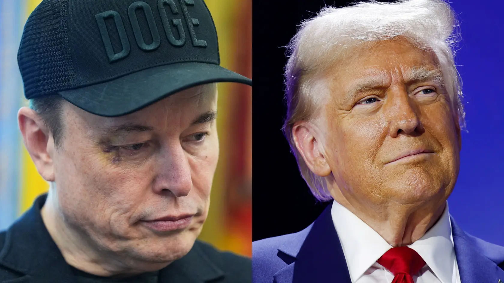 Elon Musk a Donald Trump. 
