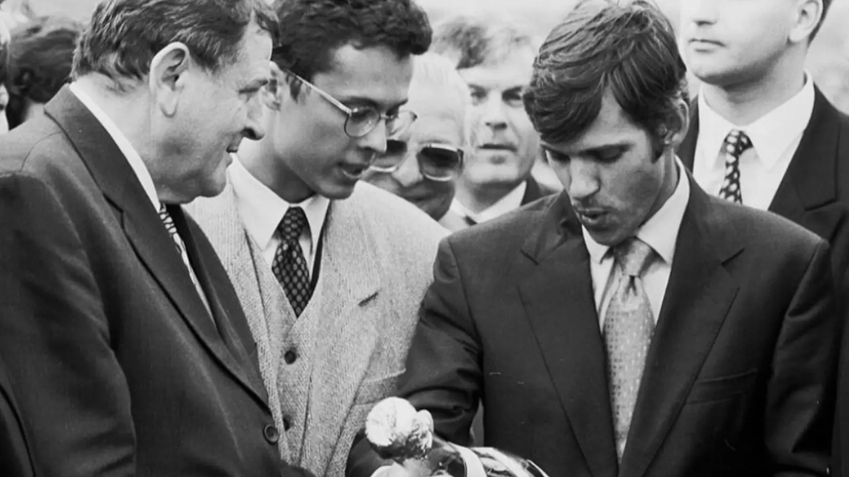 Vladimír Mečiar a Jean Paul Belmondo.