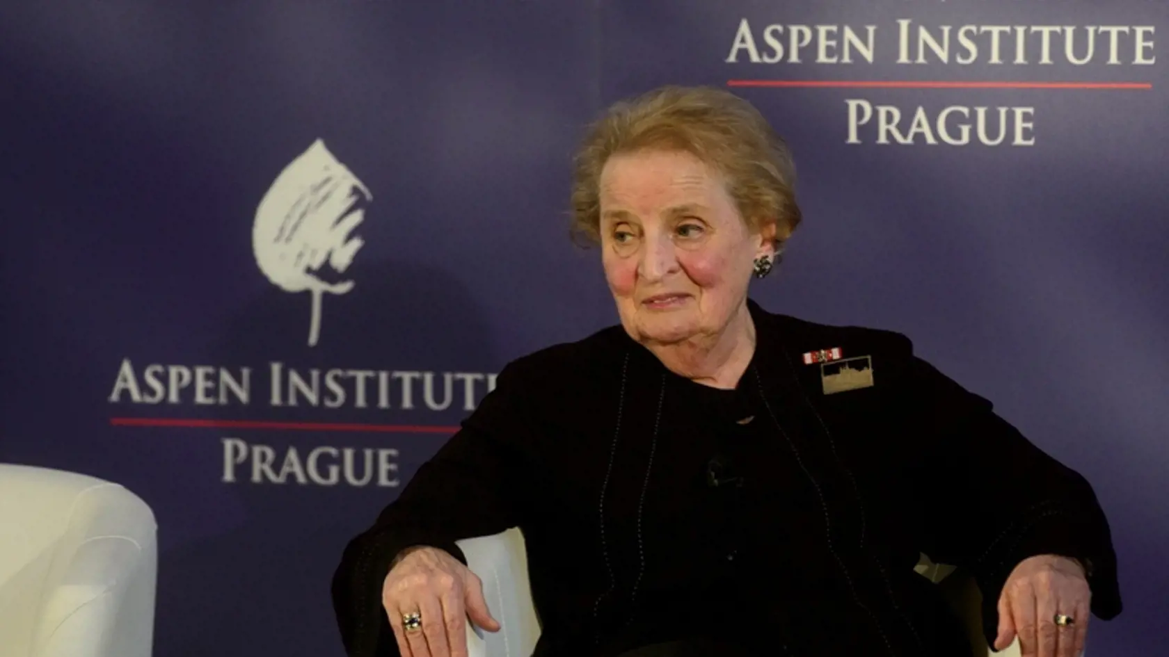 Madeleine Albrightová na výročnej konferencií Aspenského inštitútu.