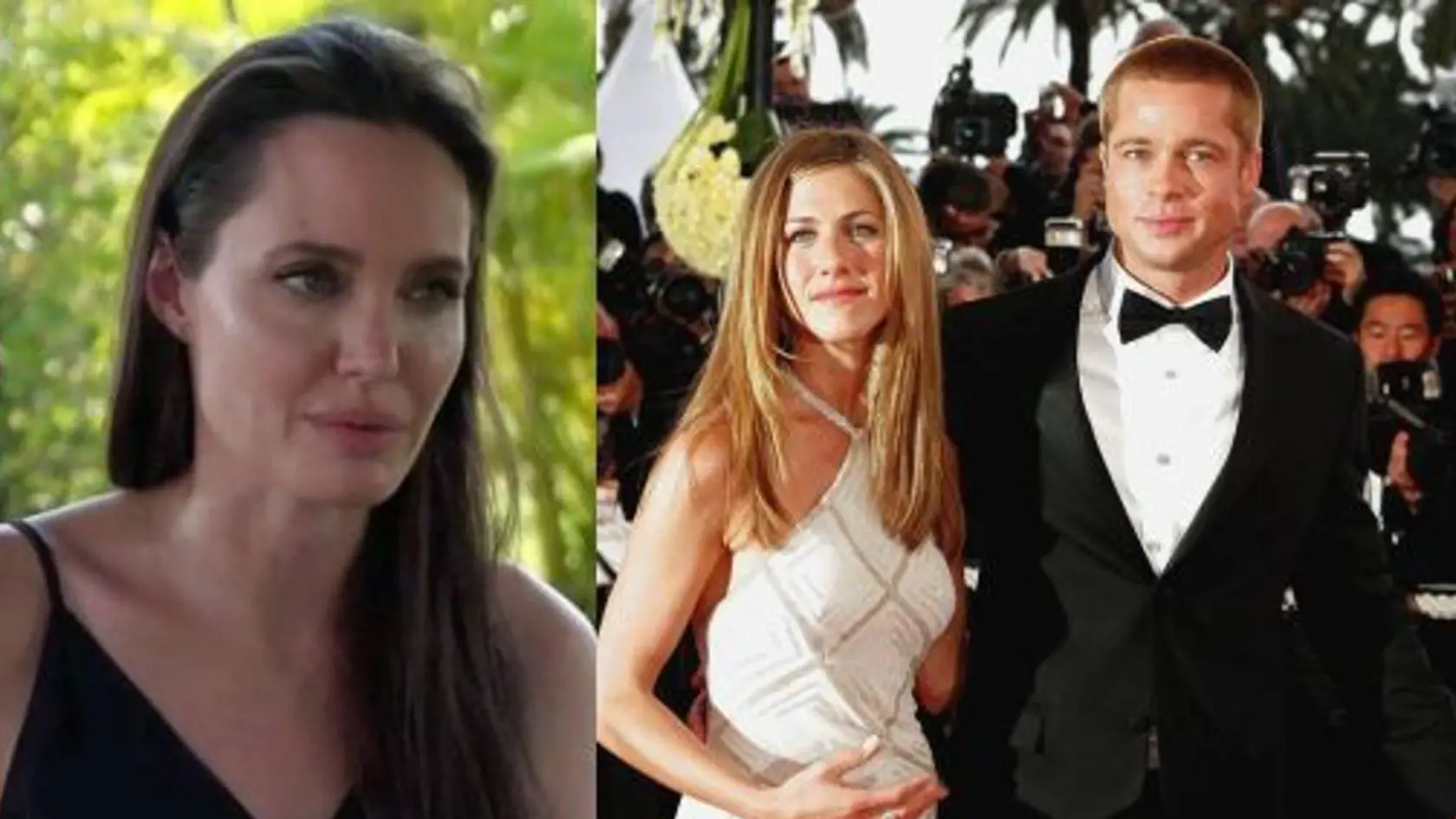 Angelina Jolie, Jennifer Aniston, Brad Pitt 