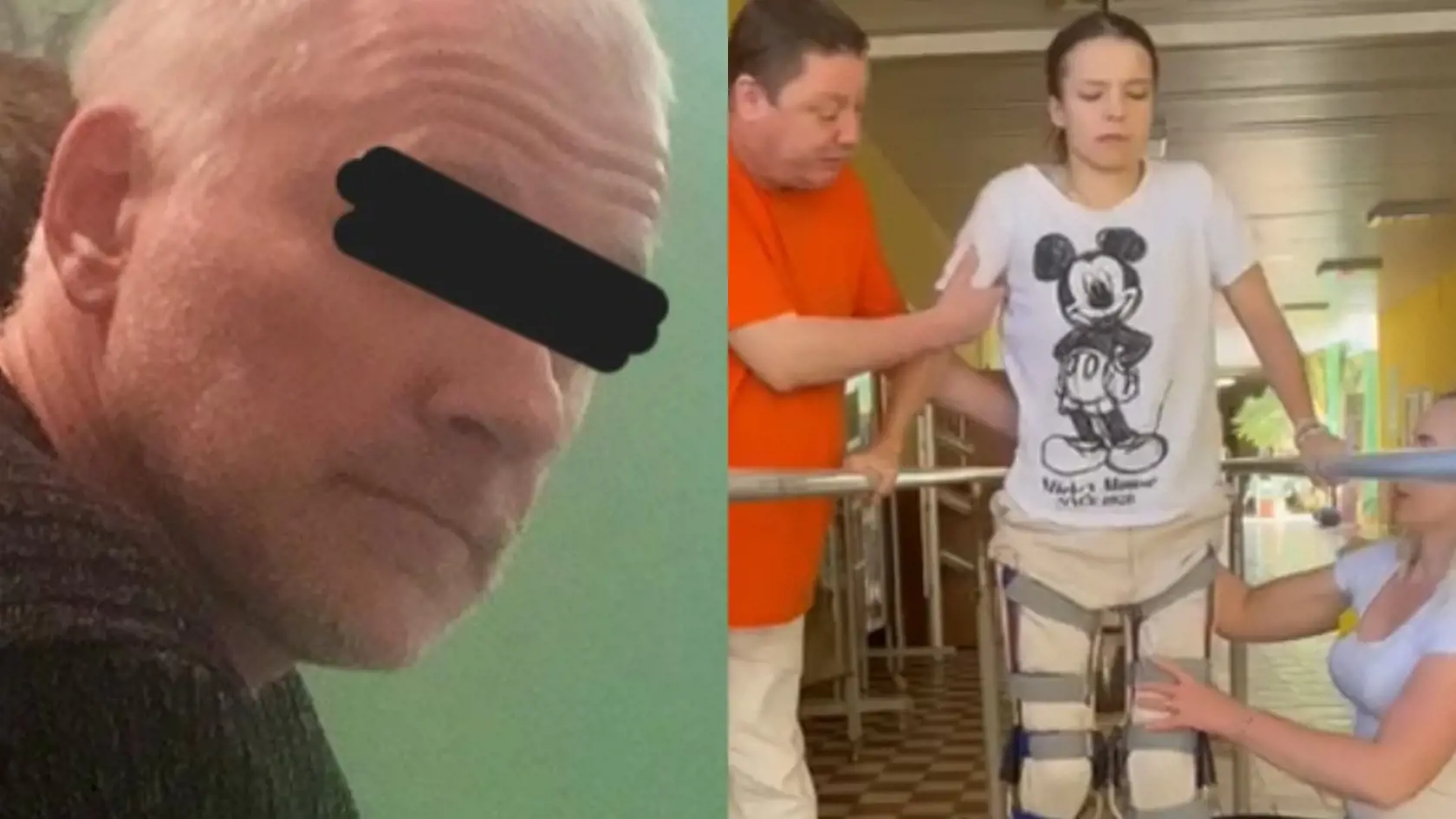 Vladimír Šeparnev a postrelená kadetka Miška.