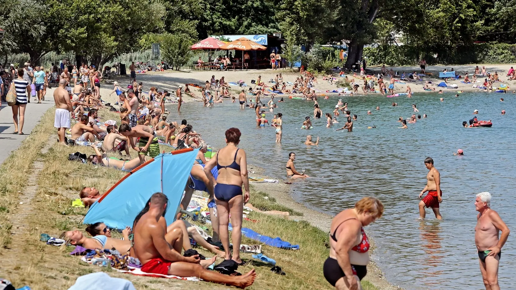 Veľký Draždiak je obľúbeným miestom oddychu Petržalčanov.