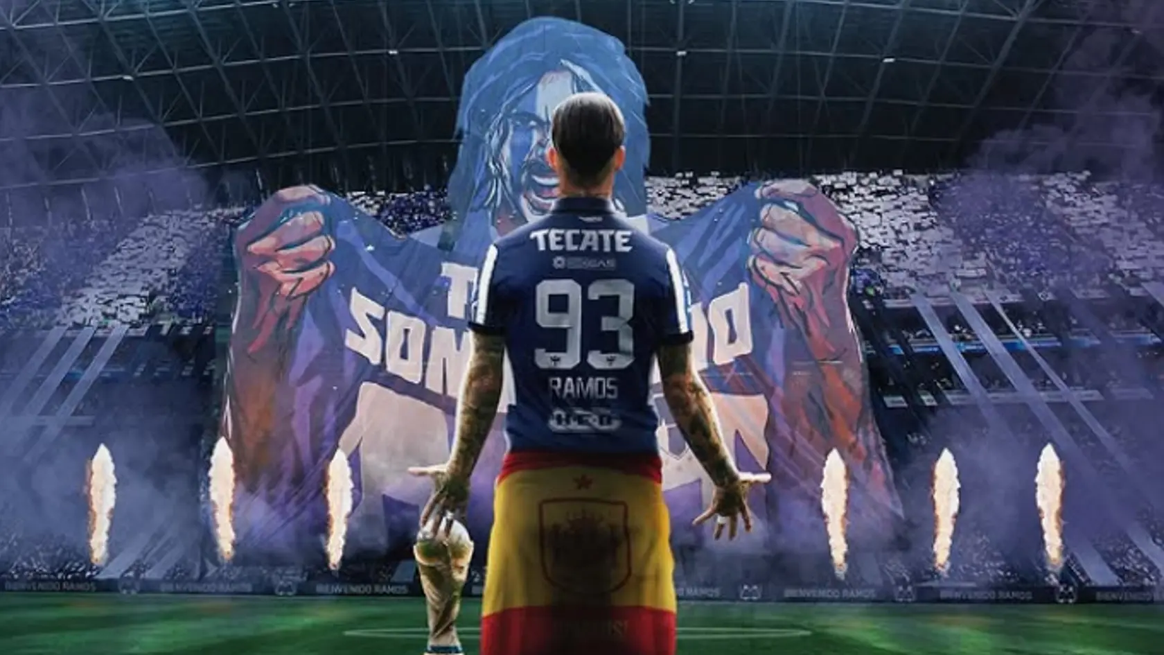Instagramový profil Fifa Club World Cup takýmto obrázkom oznámil príchod Ramosa do Monterrey.