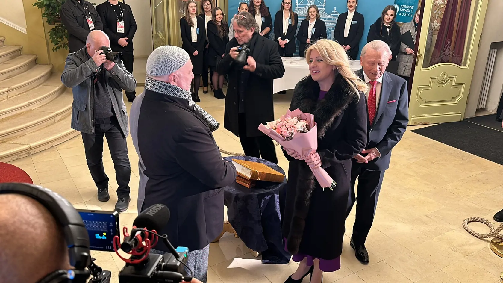 Ondrej Šoth a Zuzana Čaputová.
