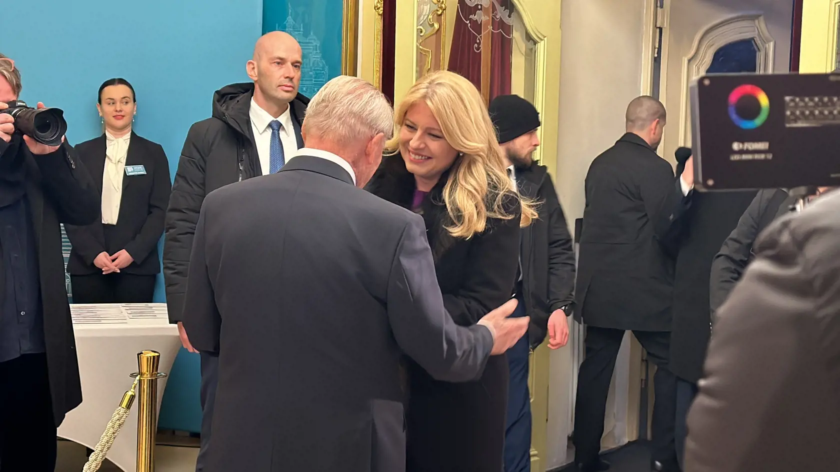 Prezidenti Schuster a Čaputová.